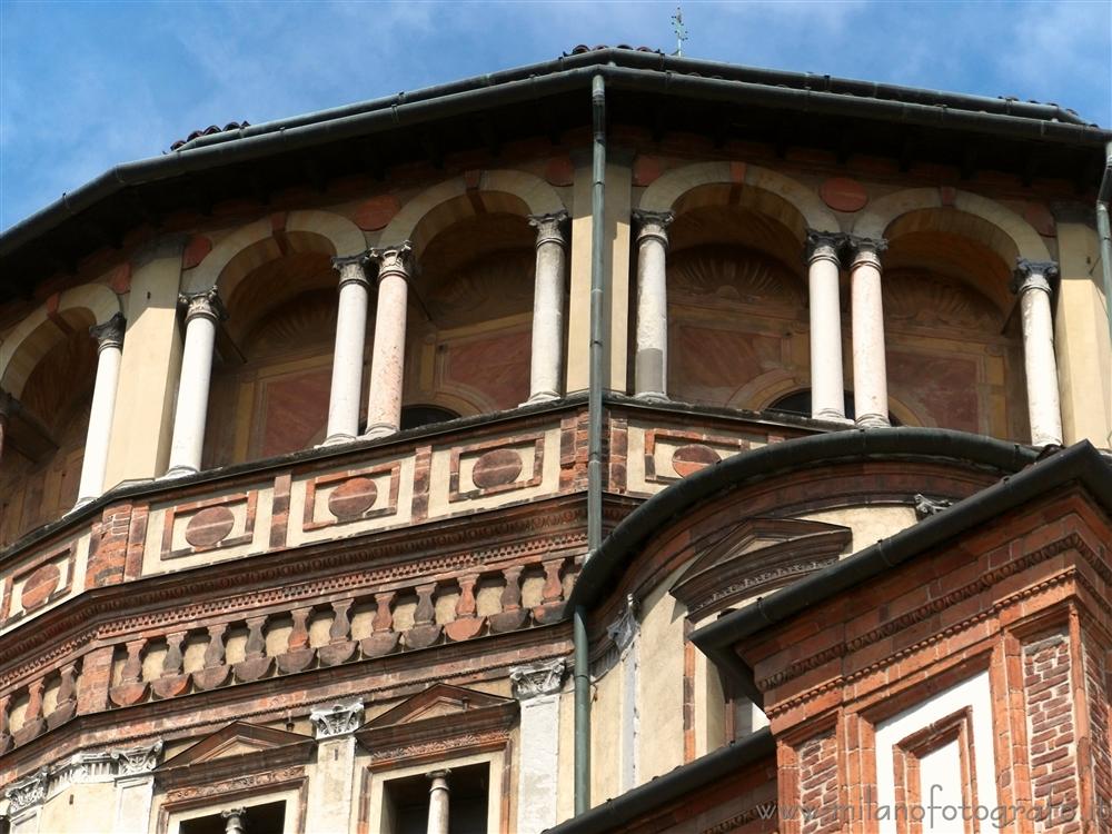 Milan (Italy) - Detail of the tiburium of the Basilica Santa Maria delle Grazie